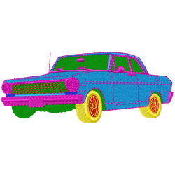 Cars Embroidery Design 6